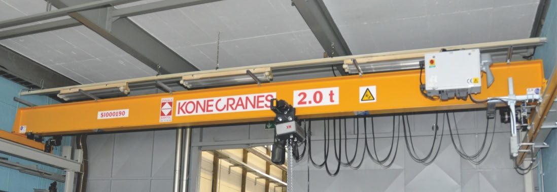 Enonosilčno mostovno dvigalo z verižnikom 2T