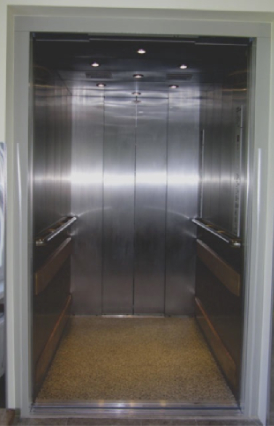 Tovorno-osebno dvigalo z INOX kabino